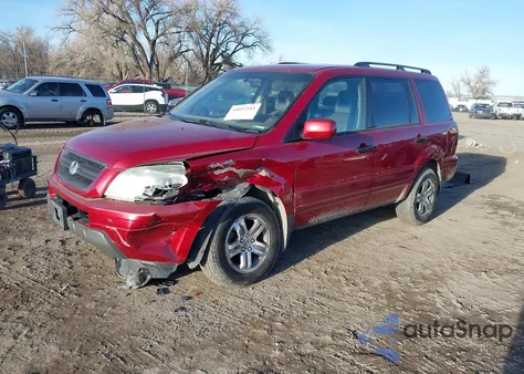 2003 Honda Pilot Ex-L из США, поврежденный, VIN 2HKYF18623H599880